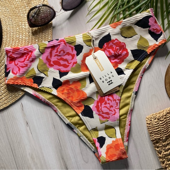 Billabong Floral Tanlines Bikini Bottom - Picture 4 of 7